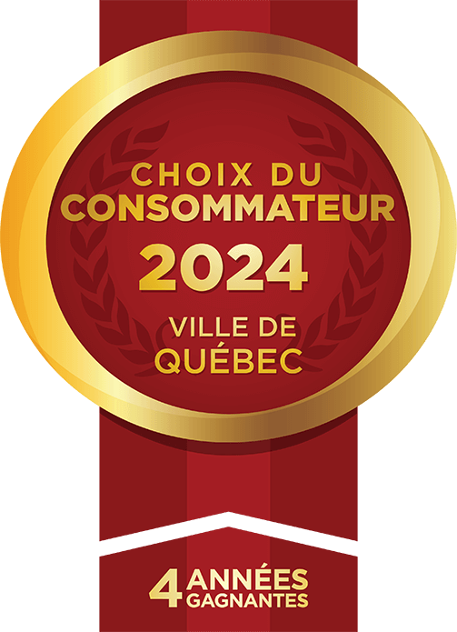 Choix du consommateur 2024 - 4 années gagnantes - Ville de Québec